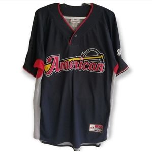 2009 Majestic American League All Star Game Baseball Jersey Josh Hamilton Large
